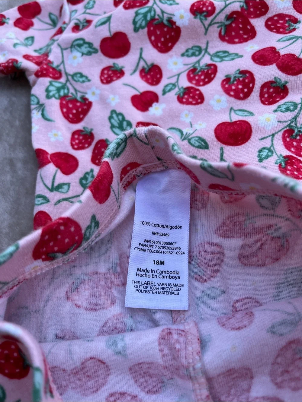 Girls Pajama Bundle, Size 18 Months